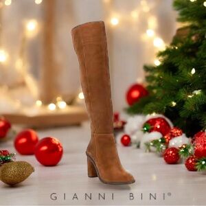 ❤️💗❤️ Gianni Bini BARRINE Over the Knee Suede Boots